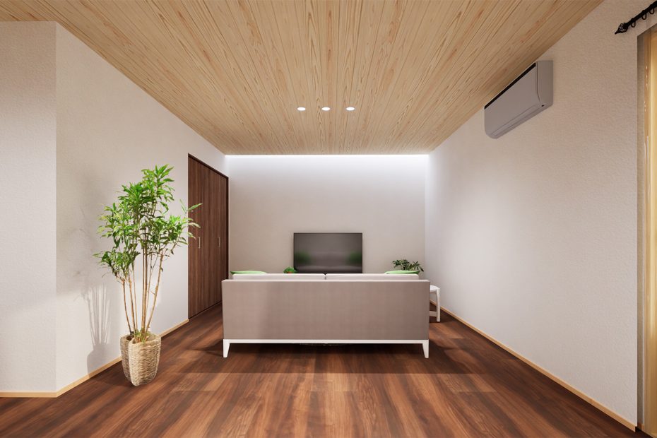 断熱リフォーム後の完成イメージパース