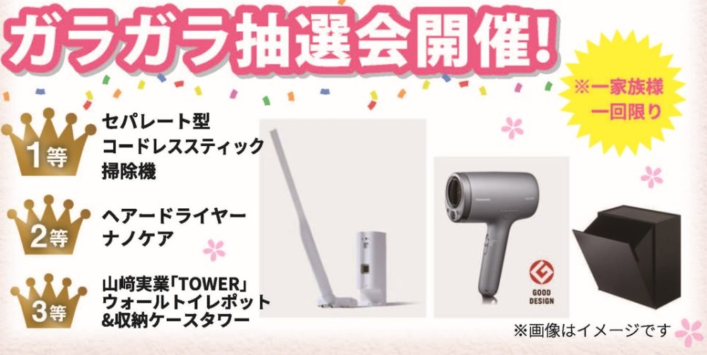 越前市 抽選会 パナソニック家電